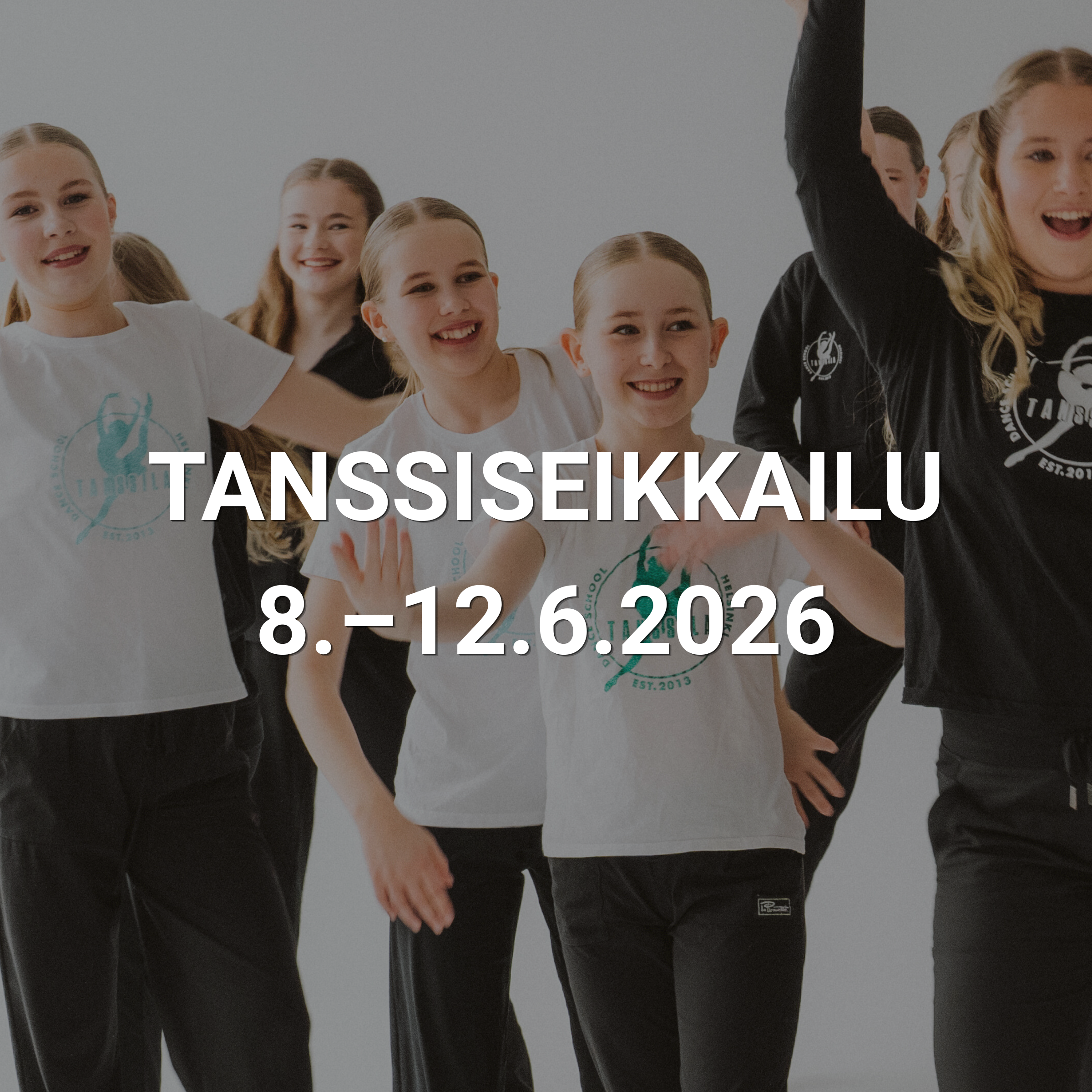 Tanssiseikkailuleiri 7–10-vuotiaille, 8.–12.6.2026