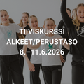 Alkeet / perustason tiiviskurssi, 8.–11.6.2026
