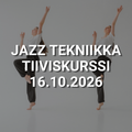 Jazz tekniikka tiiviskurssi, 16.10.2026